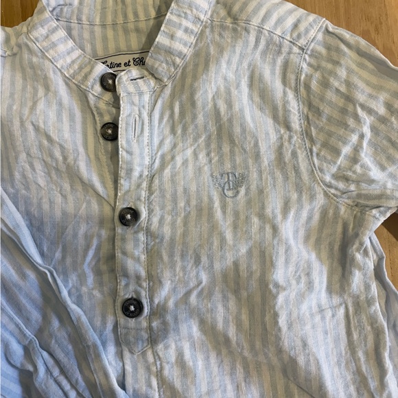 Tartine et Chocolat boys button down shirt 2T - Picture 4 of 4